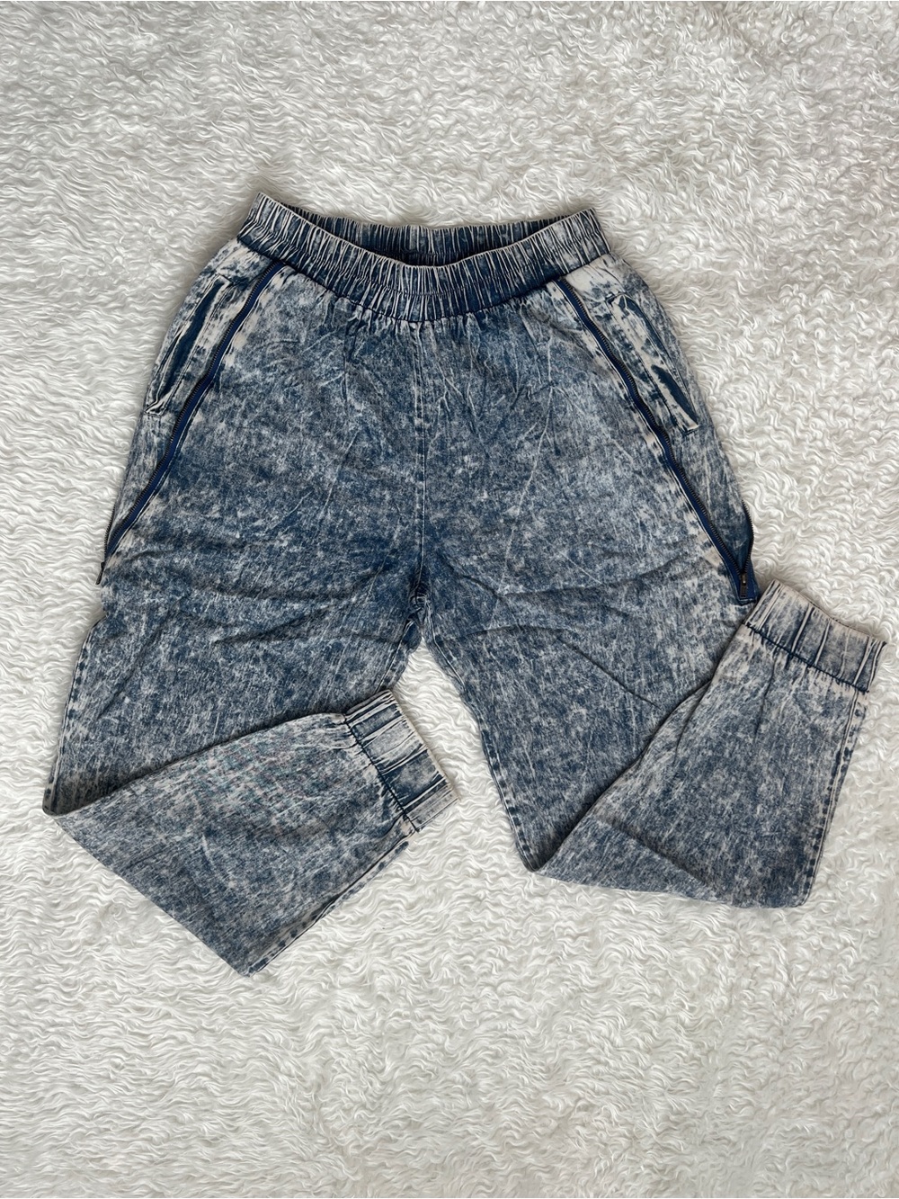 NEW 36 Point 5 Acid-Wash Jogger Pants - SIZE Small